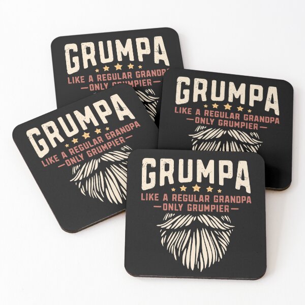 Item preview, Grumpa Like A Regular Grandpa Only Grumpier Bearded Grumpy Grandpa Funny Gift  designed and sold by alenaz.