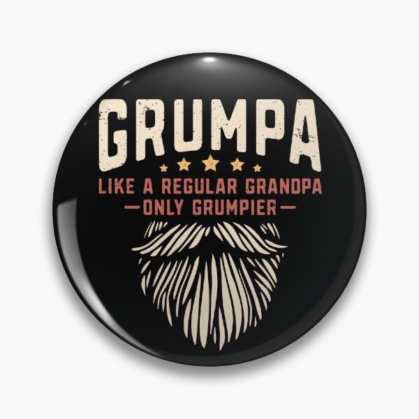 Item preview, Grumpa Like A Regular Grandpa Only Grumpier Bearded Grumpy Grandpa Funny Gift  designed and sold by alenaz.