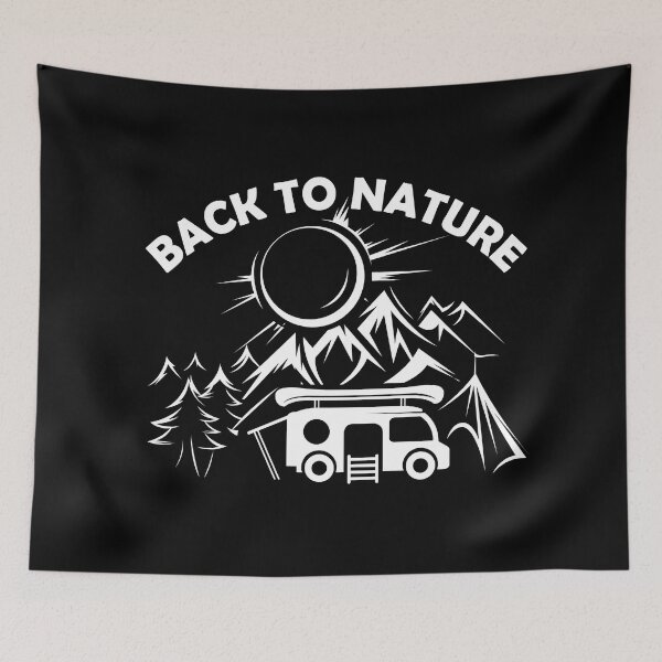 Item preview, Camping in nature with mountains designed and sold by AndreMi.