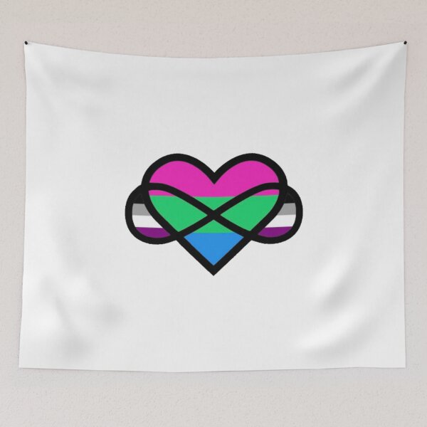 Item preview, Poly Ace Infinity Heart designed and sold by UnicornPeeps.