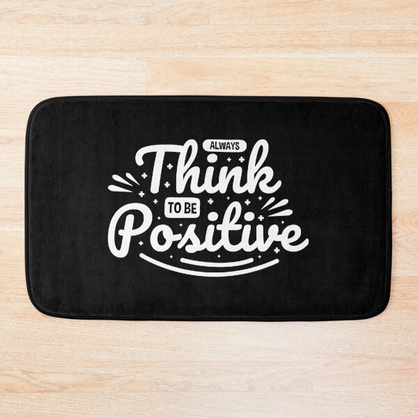 Item preview, Always Think To Be Positive Aspire To Inspire Before The Expire Funny Saying Happy Life Apparel Essential Motivation Inspiration Joy Mood designed and sold by DesignByHeartUK.