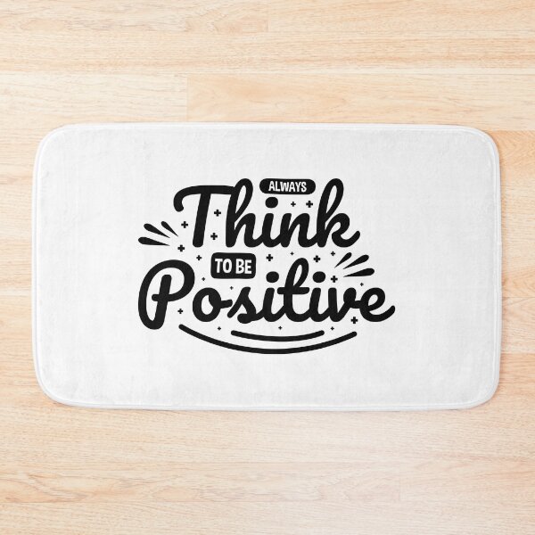 Item preview, Always Think To Be Positive Aspire To Inspire Before The Expire Funny Saying Happy Life Apparel Essential Motivation Inspiration Joy Mood designed and sold by DesignByHeartUK.