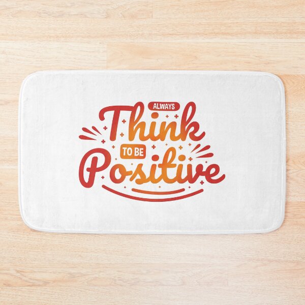 Item preview, Always Think To Be Positive Aspire To Inspire Before The Expire Funny Saying Happy Life Apparel Essential Motivation Inspiration Joy Mood designed and sold by DesignByHeartUK.