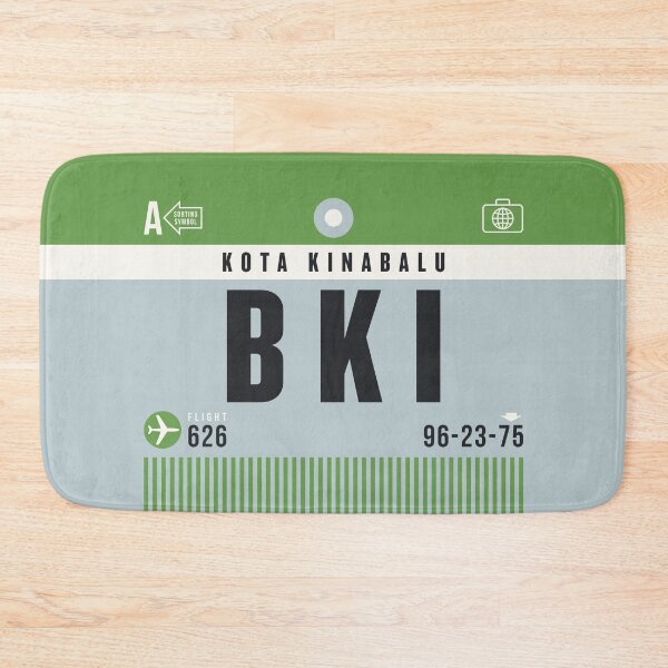 Item preview, Luggage Tag A - BKI Kota Kinabalu Malaysia designed and sold by VoodooCircus.