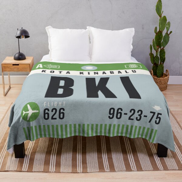 Item preview, Luggage Tag A - BKI Kota Kinabalu Malaysia designed and sold by VoodooCircus.