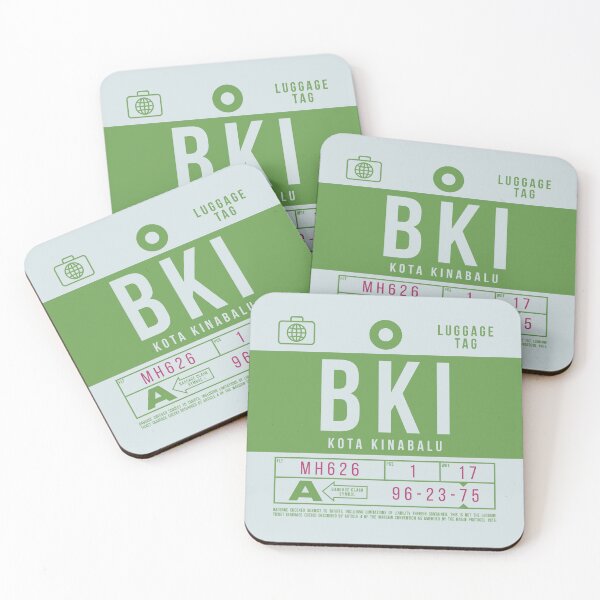 Item preview, Luggage Tag B - BKI Kota Kinabalu Malaysia designed and sold by VoodooCircus.