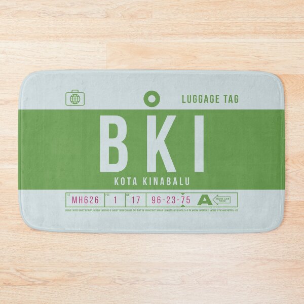 Item preview, Luggage Tag B - BKI Kota Kinabalu Malaysia designed and sold by VoodooCircus.