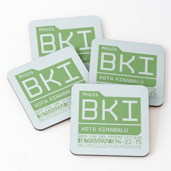 Item preview, Luggage Tag C - BKI Kota Kinabalu Malaysia designed and sold by VoodooCircus.
