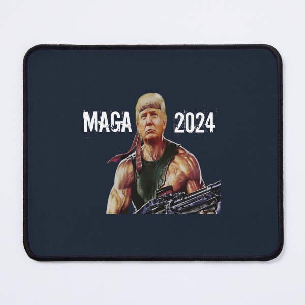 Item preview, Rambo Trump 2024 MAGA designed and sold by MahboobHanifi.