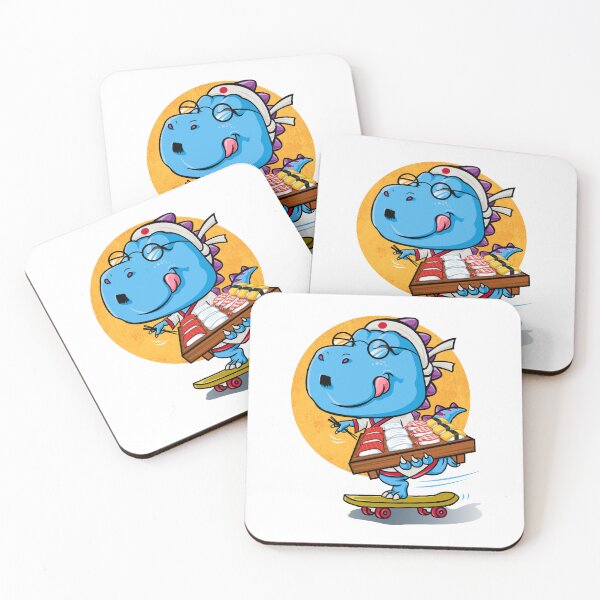 Item preview, Dino Sushi Rush designed and sold by HexOne.
