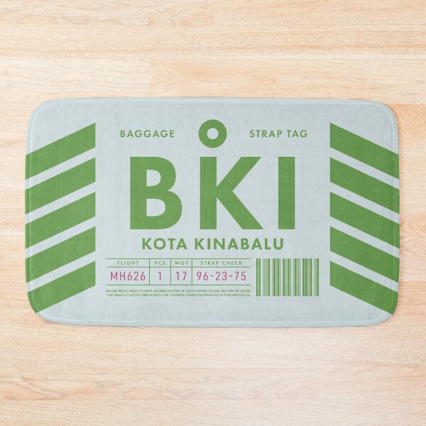 Item preview, Luggage Tag D - BKI Kota Kinabalu Malaysia designed and sold by VoodooCircus.
