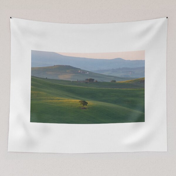 Item preview, The green landscape of Val D Orcia designed and sold by pietrofoto.