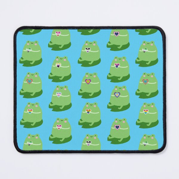 Item preview, Cute froggy pride design (blue) designed and sold by CreativeStrand.