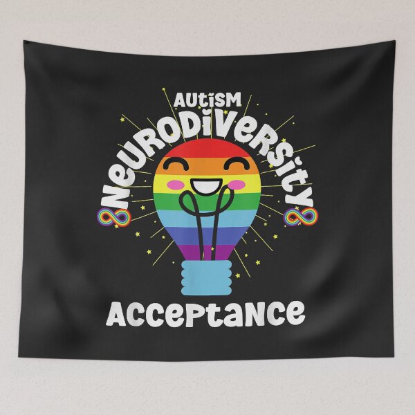 Item preview, Autism Neurodiversity Acceptance Kawaii light bulb designed and sold by Corelli87.
