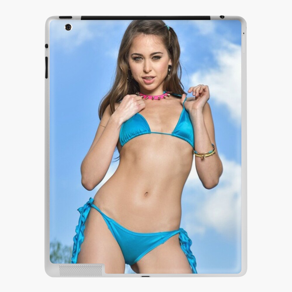 Riley Reid in a blue bikini Poster/