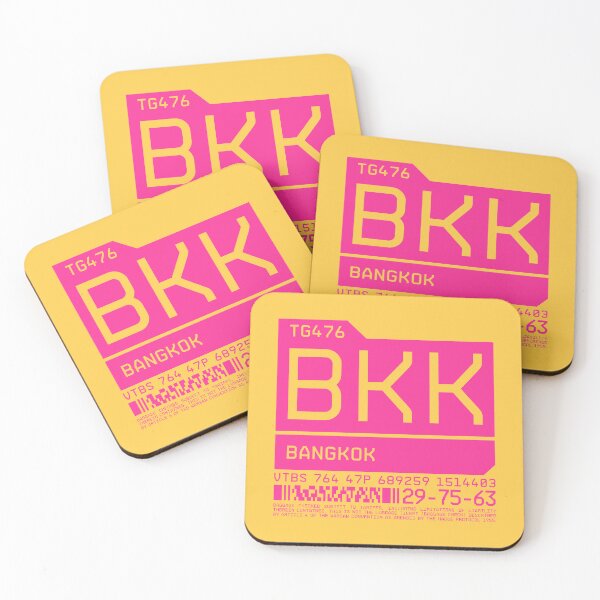 Item preview, Luggage Tag C - BKK Bankok Thailand designed and sold by VoodooCircus.