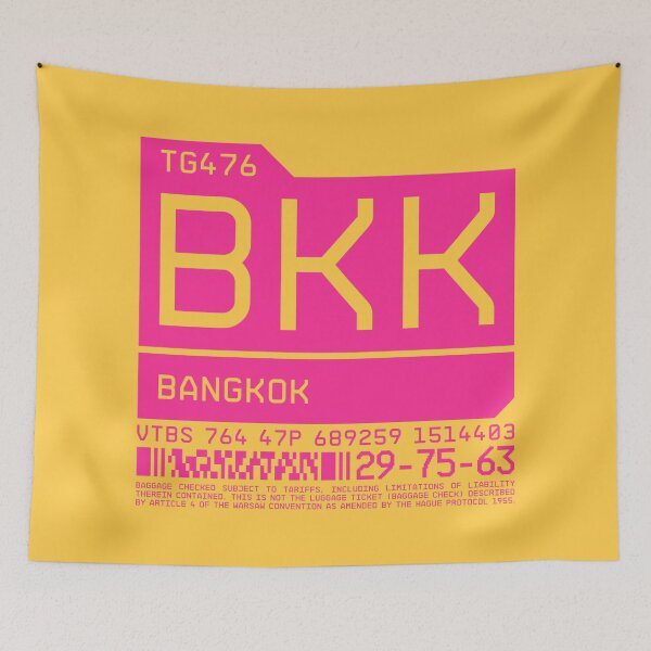 Item preview, Luggage Tag C - BKK Bankok Thailand designed and sold by VoodooCircus.