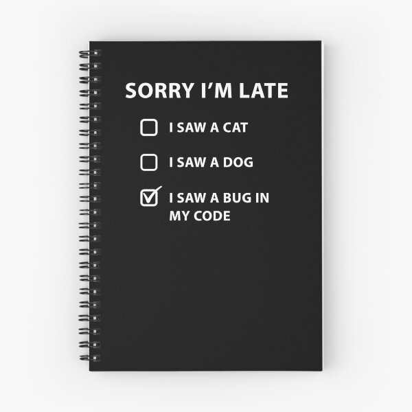 Item preview, I saw a cat, I saw a dog, i saw a bug in my code designed and sold by MOONINSPIRATION.