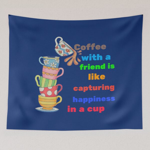 Item preview, coffee with friend   designed and sold by 22ndOfOctobe.
