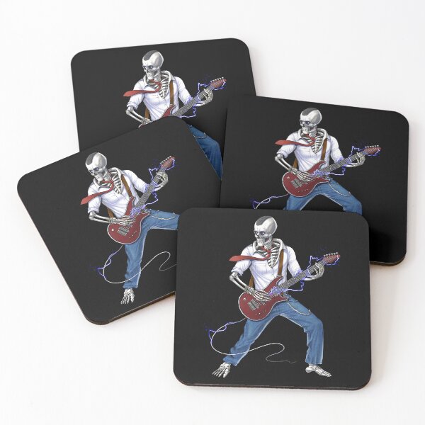 Item preview, Heavy Metal Skeleton Guitar Player designed and sold by underheaven.