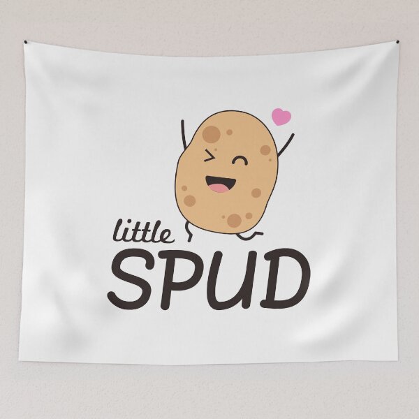 Item preview, Little Spud Potato Lover Potatoes Funny Saying designed and sold by TastefulTees.