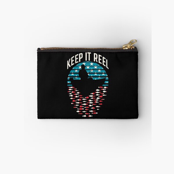 Item preview, Keep It Reel Fishing Retro Sunset Funny Fisherman USA Flag designed and sold by GrandeDuc.