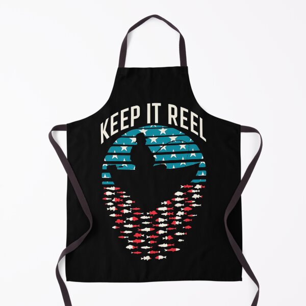 Item preview, Keep It Reel Fishing Retro Sunset Funny Fisherman USA Flag designed and sold by GrandeDuc.