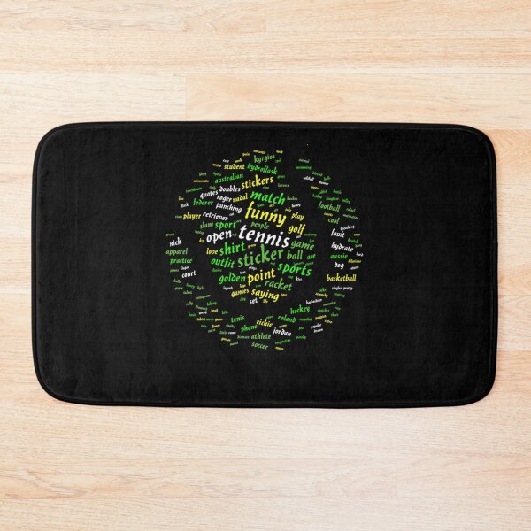 Item preview, Tennis Ball Word Cloud Cool Tennis Players Classic T-Shirt designed and sold by contawana1s.
