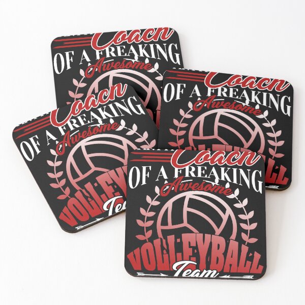 Item preview, I Am A Coach Of A Freaking Awesome Volleyball Team designed and sold by UnknownArtistt.