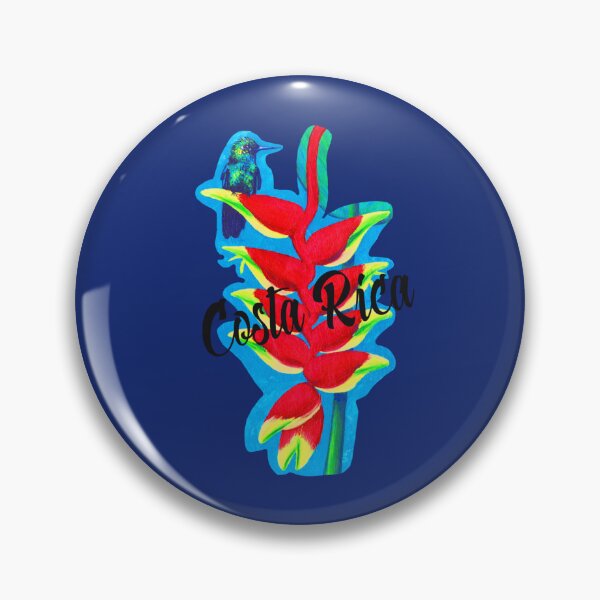 Item preview, Heliconia with hummingbird Costa Rica Active  designed and sold by 22ndOfOctobe.