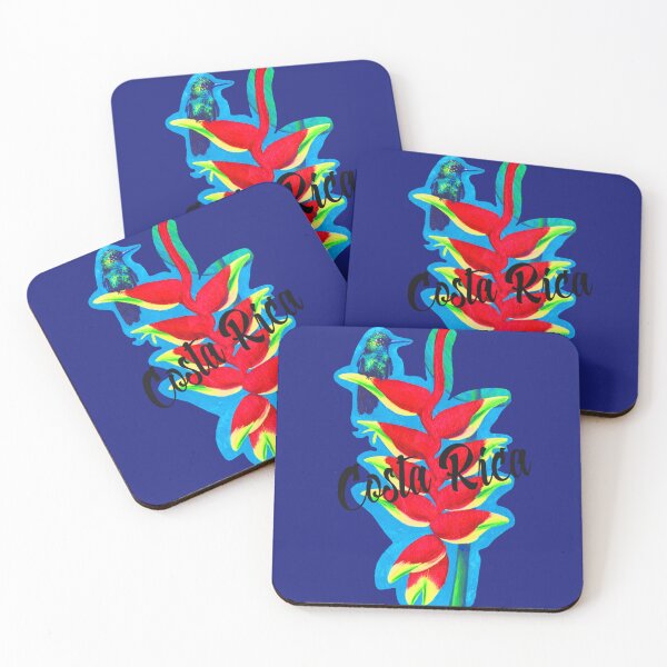 Item preview, Heliconia with hummingbird Costa Rica Active  designed and sold by 22ndOfOctobe.