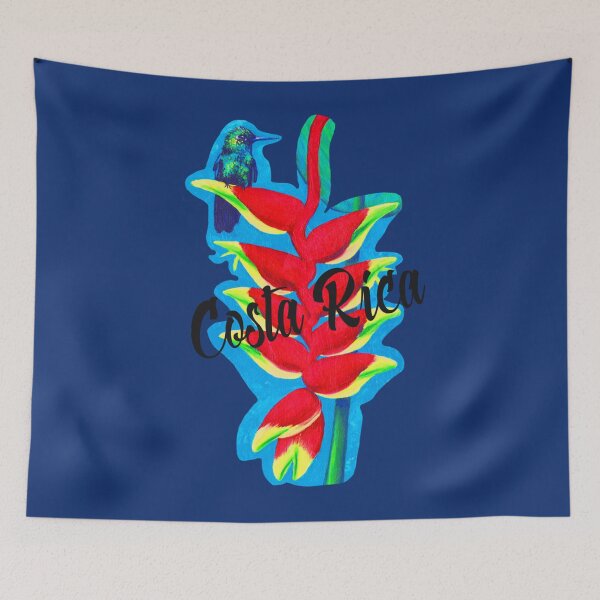 Item preview, Heliconia with hummingbird Costa Rica Active  designed and sold by 22ndOfOctobe.