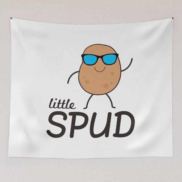 Item preview, Little Spud Potato Lover Potatoes Funny Saying designed and sold by TastefulTees.