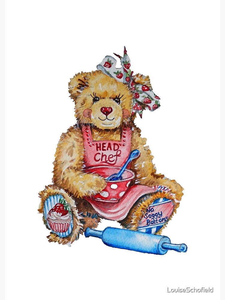 teddy bear framed art
