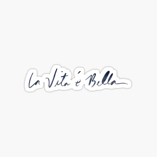 Item preview, La vita è bella - Life Is Beautiful designed and sold by casualforyou.