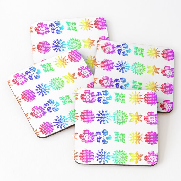 Item preview, Rainbow flowers designed and sold by cristinaandmer.
