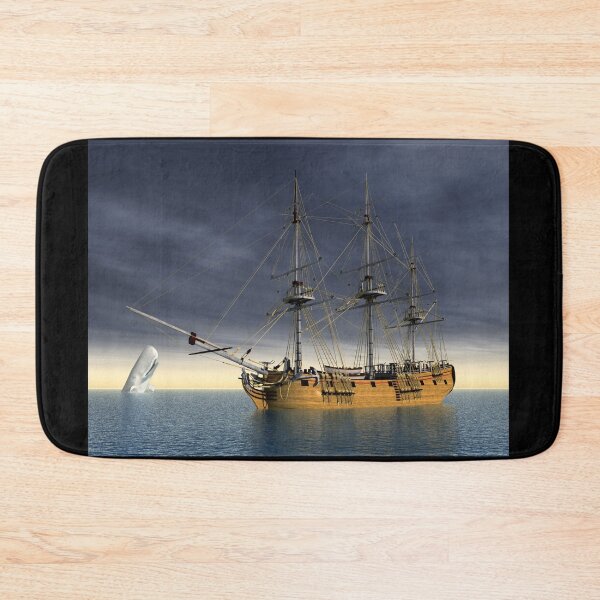 Item preview, Mocha Dick and sailing ship designed and sold by MIRO3D.