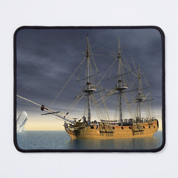 Item preview, Mocha Dick and sailing ship designed and sold by MIRO3D.