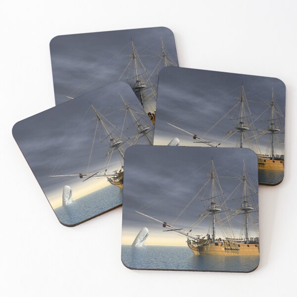 Item preview, Mocha Dick and sailing ship designed and sold by MIRO3D.