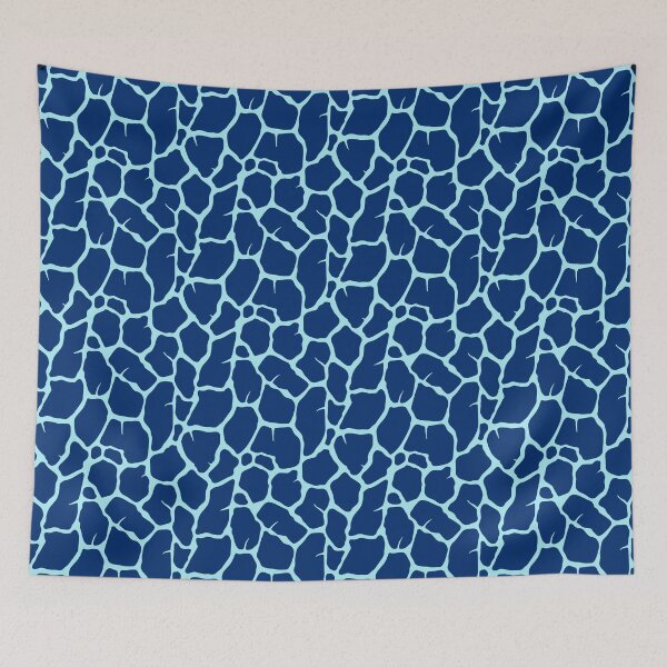 Item preview, Giraffe Pattern (Blue) designed and sold by SoulArtLove.