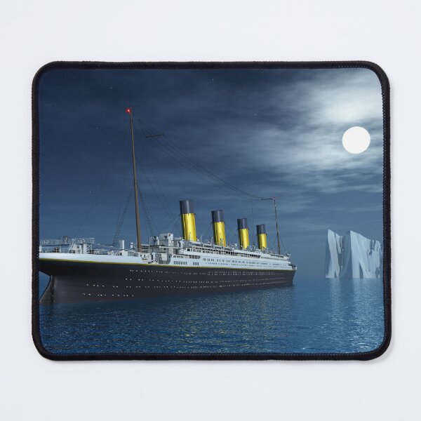 Historic passenger ship RMS Titanic and Iceberg iPad Case & Skin