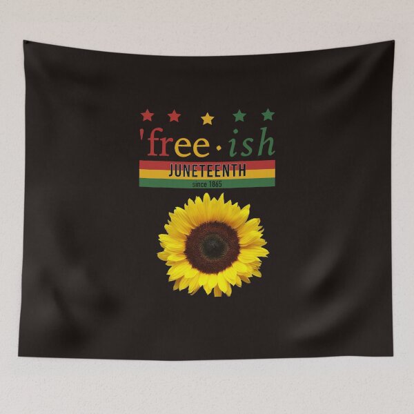 Item preview, Free-ish since 1865 with pan african flag for Juneteenth designed and sold by SENMARO100.