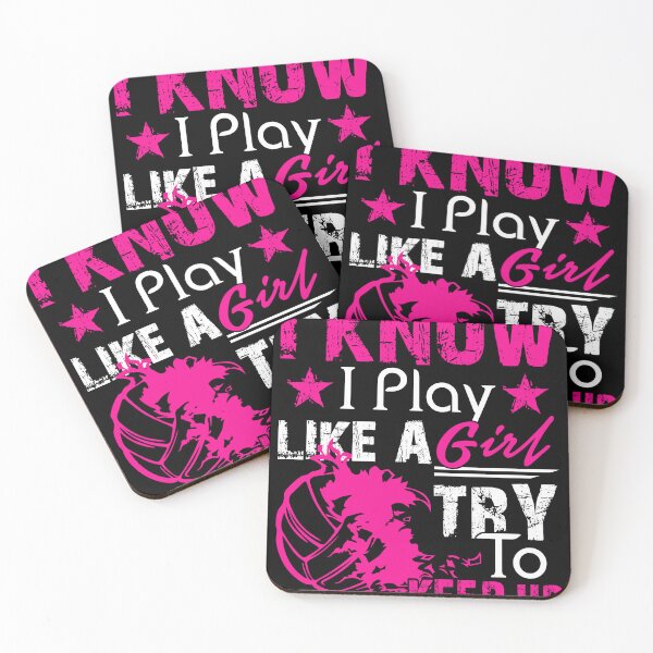 Item preview, I Know I Play Volleyball Like A Girl designed and sold by UnknownArtistt.