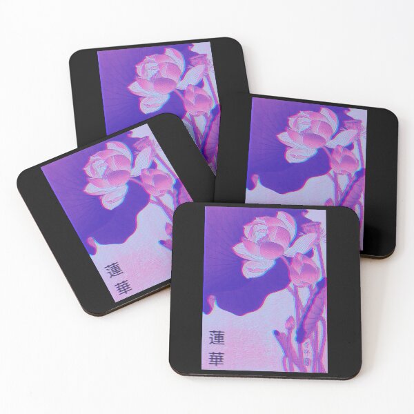 Item preview, Glitch Lotus flowers artwork - cool japanese designed and sold by shodark.