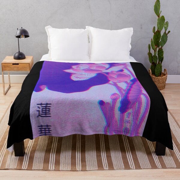 Item preview, Glitch Lotus flowers artwork - cool japanese designed and sold by shodark.