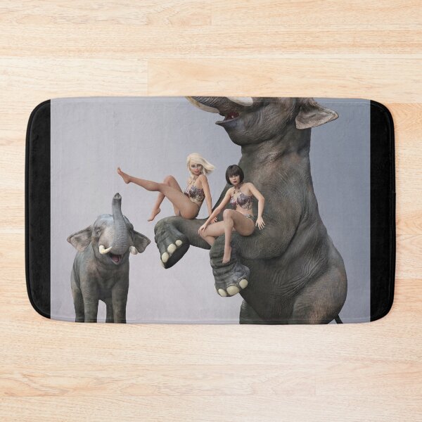 Item preview, Jungle girl with elephants designed and sold by MIRO3D.