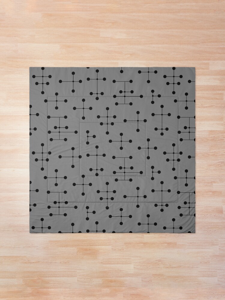 Alternate view of Midcentury Modern Dots 111 Comforter