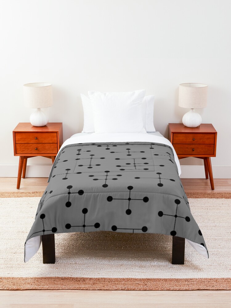 Alternate view of Midcentury Modern Dots 111 Comforter