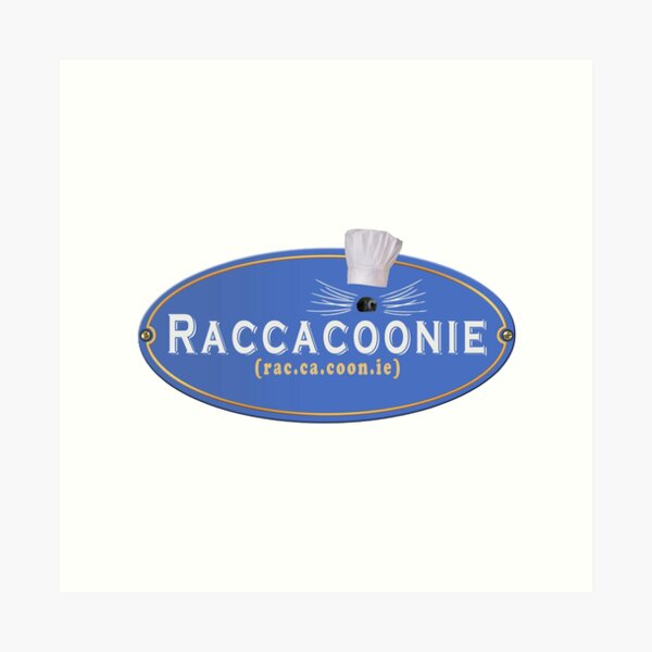Raccacoonie Art Print