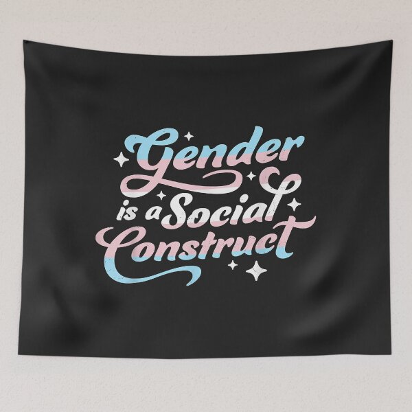 Item preview, Gender Is A Social Construct Transgender Non-Binary Queer designed and sold by Corelli87.